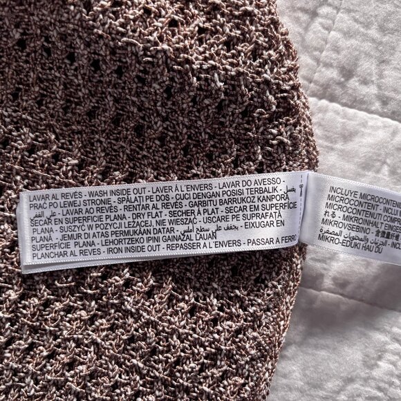 NWOT Massimo Dutti Crochet Knit High Neck Top - Size S - Picture 9 of 14